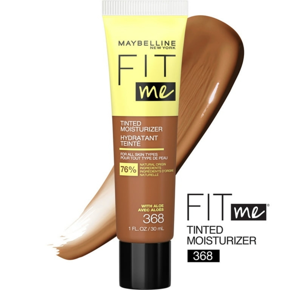 4 x Maybelline Fit Me Tinted Moisturizer, Natural Coverage, 368